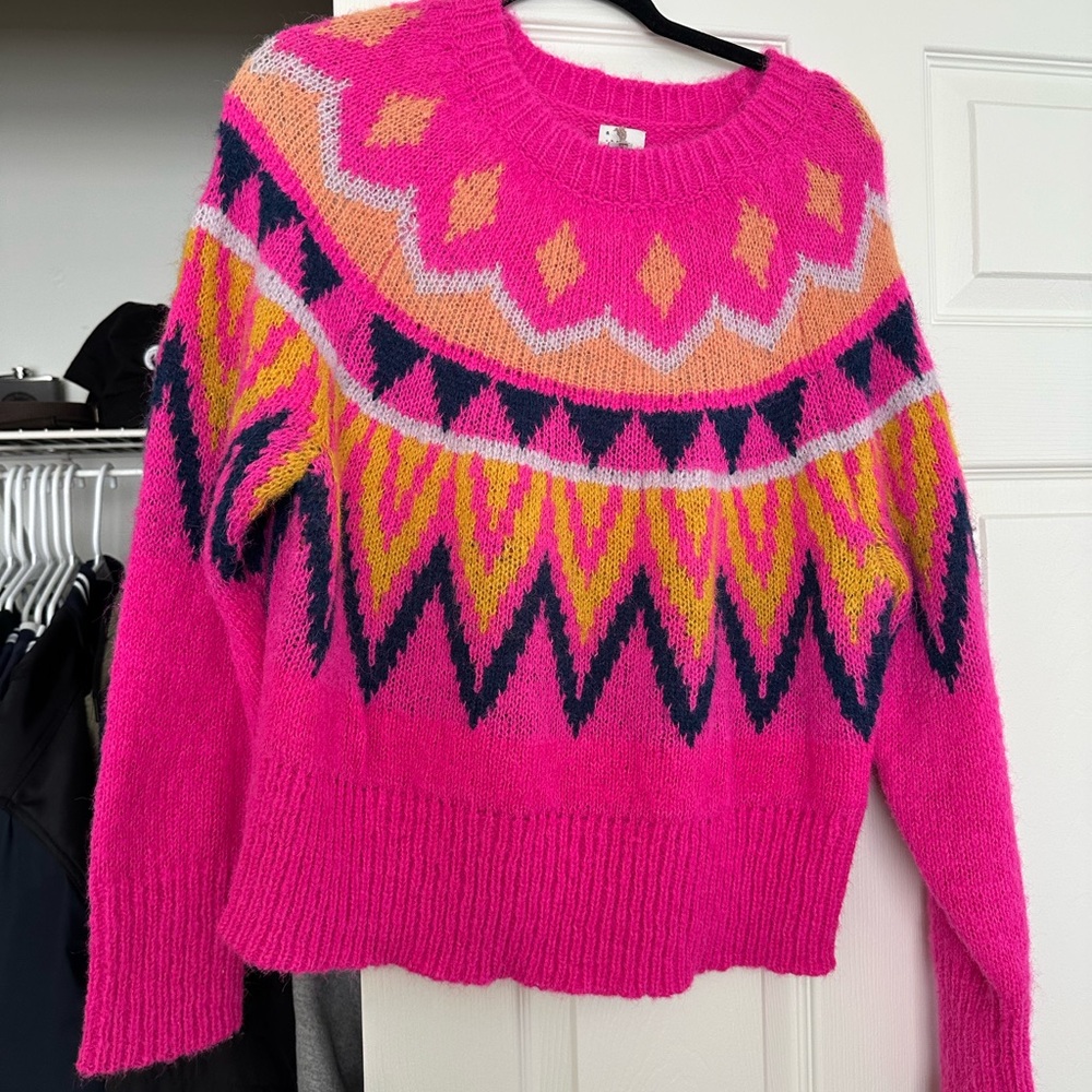 Target A New Day NWT Colorful Geometric Women's Sweater